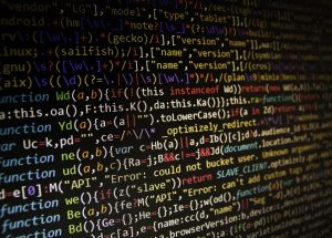 Programming code abstract screen of software developer. Computer Programming code abstract screen of software developer. Computer code development.
